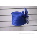 Women's Satin Ribbon Horse-Racing Millinery Church Hats